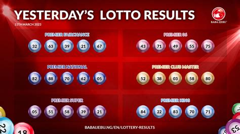 yesterday lotto results